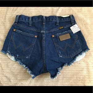 Wrangler vintage jean cutoff shorts